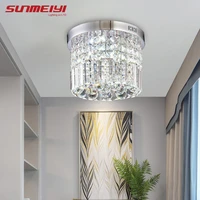 modern crystal led ceiling light fixture for indoor lamp lamparas de techo surface mounting ceiling lamp for bedroom dining room