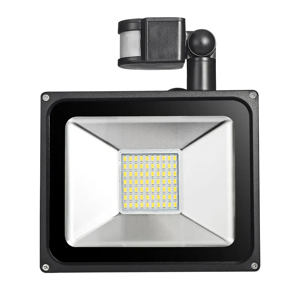 50 Вт инфракрасный датчик движения из PIR Прожектор 220 В 240 SMD 2835 5500LM сенсор