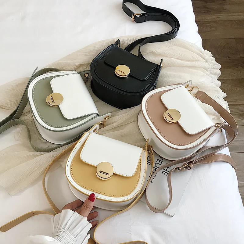 Женская сумка из ПУ кожи простая дизайнерская на одно плечо в европейском и