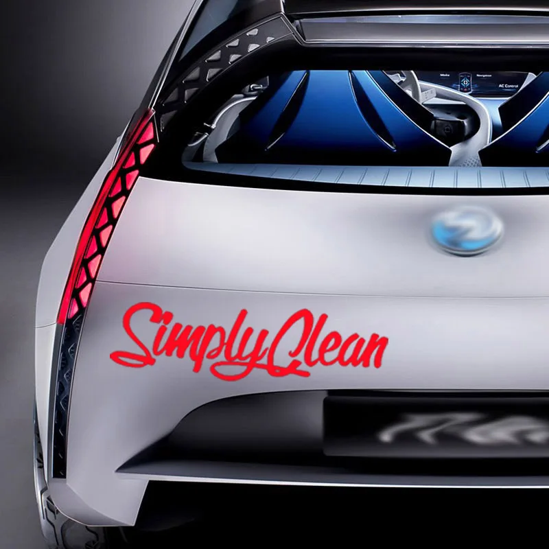 Виниловая наклейка на окно автомобиля 22 х6 см чистый стикер г. | Автомобили и