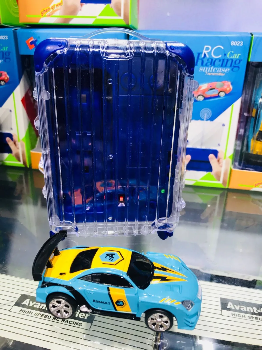 Чемодан Мини Радиоуправляемый автомобиль микро гоночный 4 частоты игрушка для
