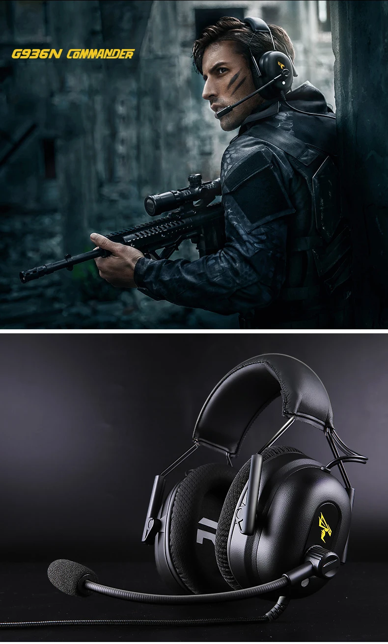Игровые наушники, гарнитура, наушники 3,5 мм, USB с микрофоном, микрофон, ПК, телефон, ноутбук, компьютер, PS4, Xbox gamer,, Somic, G936