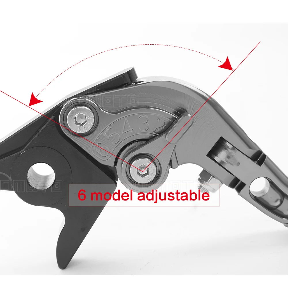 

MDMOTO 6 colors FJR CNC Motorcycle accessories Adjustable Brake Clutch Levers For YAMAHA FJR 1300 2004-2017 FJR1300 handle Brake