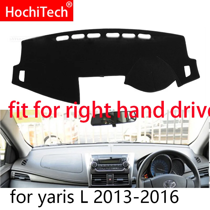Для Toyota Yaris L 2013 правый и левый руль приборной панели автомобиля чехлы коврик тенты подушка коврик ковры аксессуары