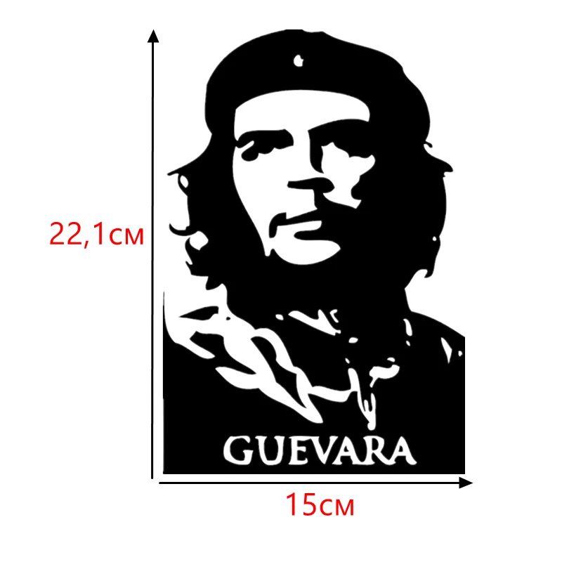 CK2432#15*22см наклейки на авто Che Guevara водонепроницаемые машину наклейка для