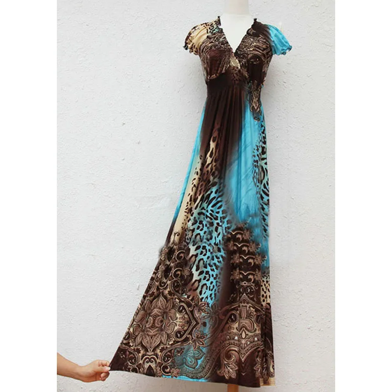 Летние платья для беременных длинное богемное платье Одежда женщин материалы