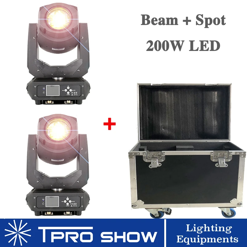 Светодиодный 200W переносное потолочное освещение Лира луч пятна 2in1 сценический