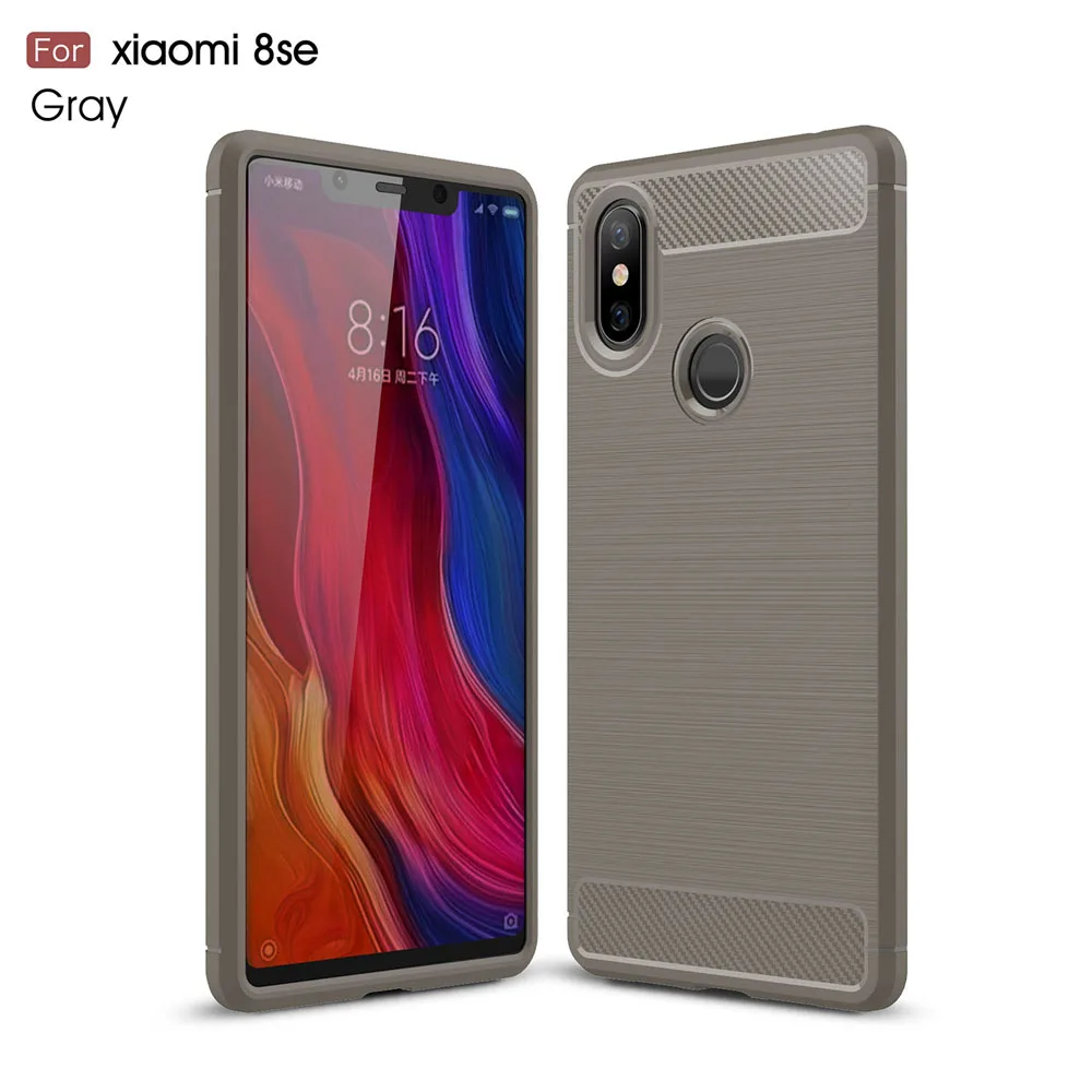 Чехол для Xiaomi mi 8 Se для Xiaomi mi 8 9 mi 8 mi 9 Se 8Se mi 8se Explorer Edition Pro Lite Youth 8Lite mi 8lite Coque чехол - Цвет: Gray
