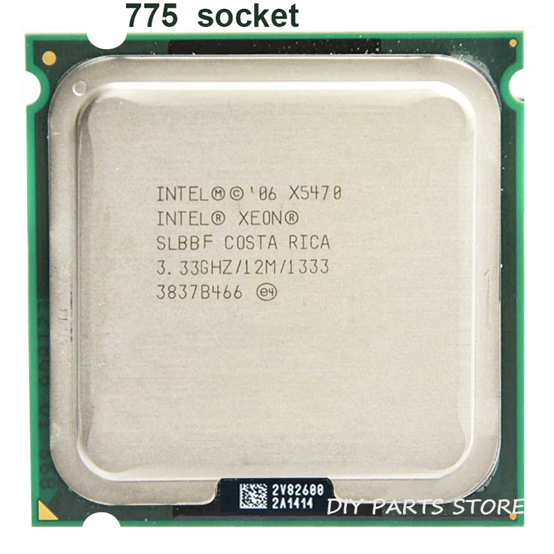 INTEL XEON X5470 CPU INTEL X5470 PROCESSOR  quad core 3.3MHZ LeveL2 12M  Work on LGA 775 motherboard