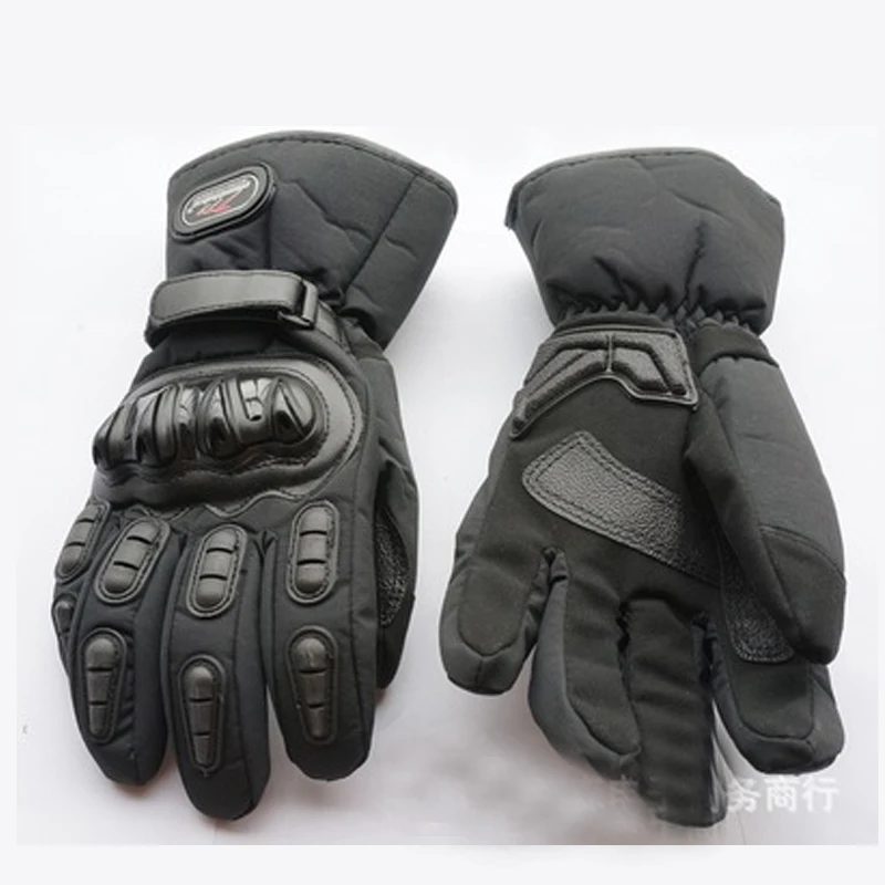 

Fastrider motorcycle waterproof gloves Longer thicker winter thermal protection against cold outdoor bike racing gloves Blue