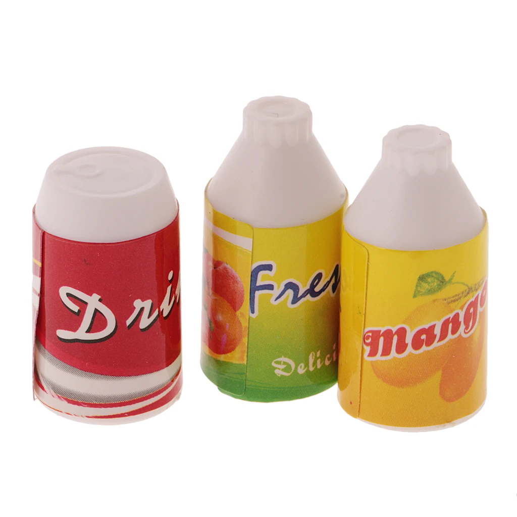 Кукольный домик миниатюрный набор для молочных напитков и еды 12 шт. Классические