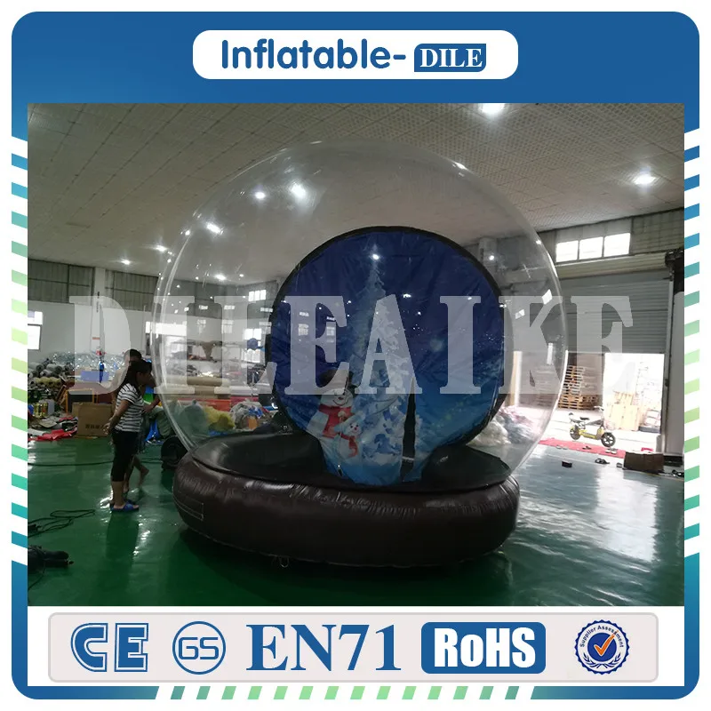 

Lodge Balloon Outdoor Air Log Cabin House Camping Transparent Igloo Dome Clear Bubble Inflatable Tent