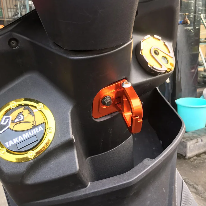 Выдвижной Складной цельный крючок для мотоцикла из алюминиевого сплава сражений