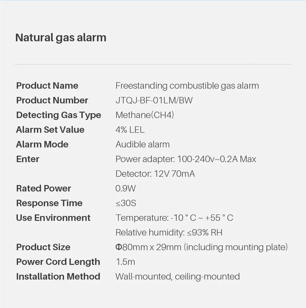 Xiaomi газовый датчик сигнализации Honeywell детектор дыма мониторинг пожарной защиты потолок и стены легко установить приложение Mijia дистанционное управление