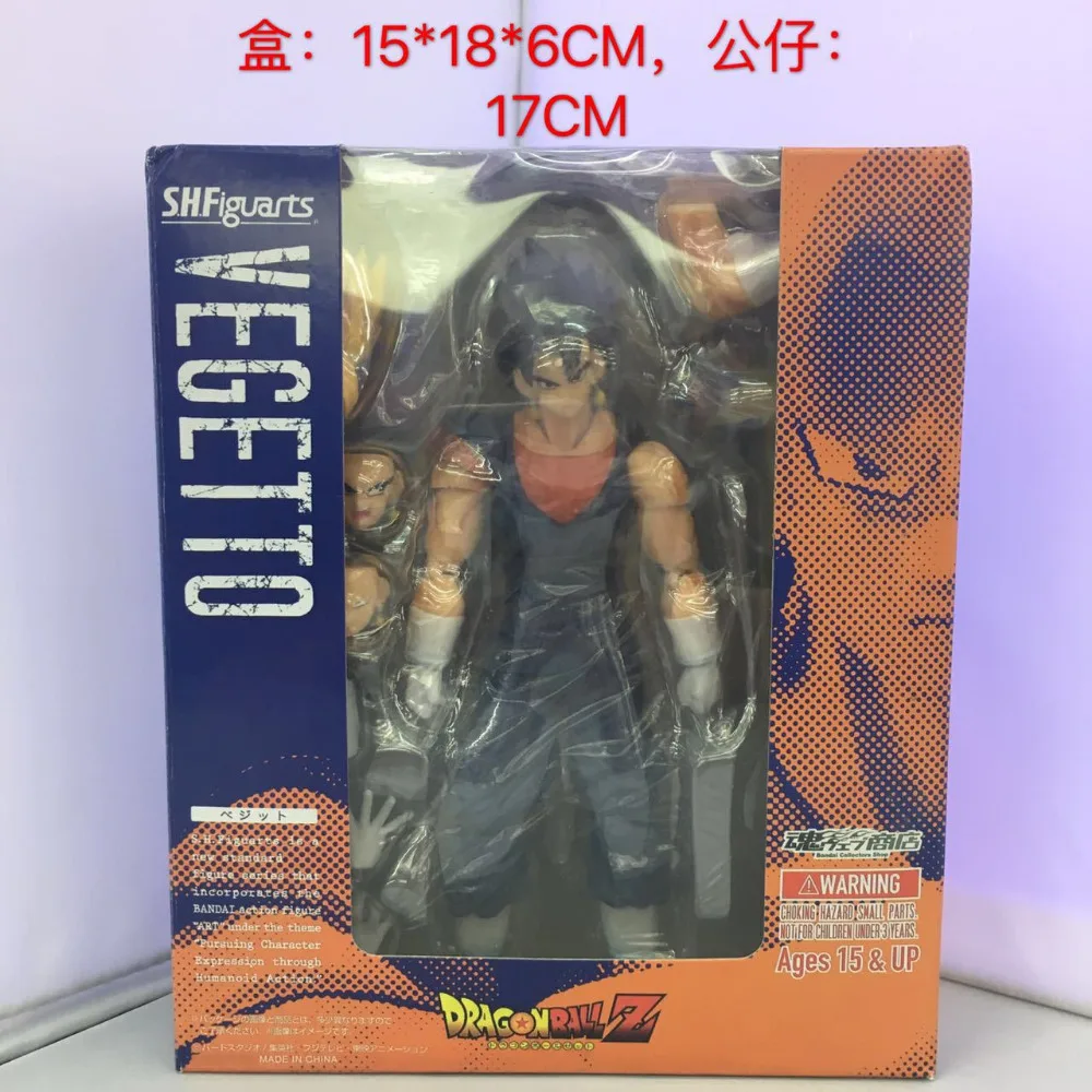 HKXZM аниме Рисунок 17 см СВЧ Dragon ball Супер saiyan 3 Vegetto ПВХ фигурку Модель