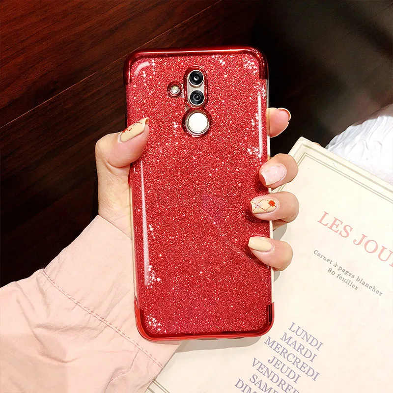 Блестящий чехол с покрытием для huawei Nova 3 3i mate 20 P20 lite pro Чехол для Honor 8X MX 7A Pro 7C 9 lite View 10 20 P smart чехол