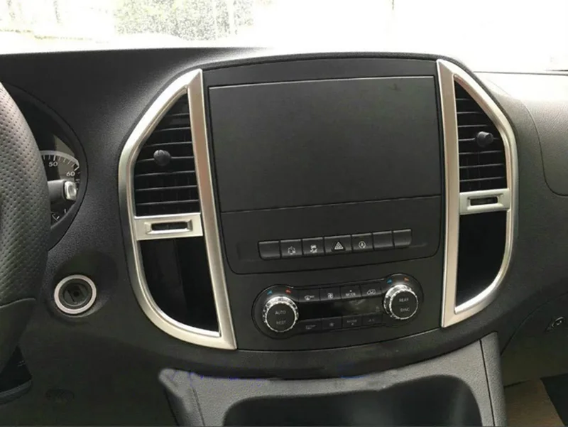 TTCR II ABS аксессуары для Mercedes Benz VITO 2016 внутренняя центральная консоль средняя
