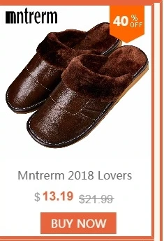Mntrerm/Новинка; мужские тапочки из натуральной кожи; сезон весна; домашние тапочки; Высококачественная Мужская обувь; домашняя обувь для лета; Цвет черный, коричневый