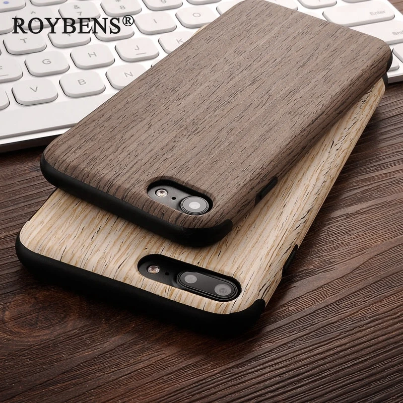 Roybens Модный высококачественный мягкий силиконовый кожаный деревянный ящик для