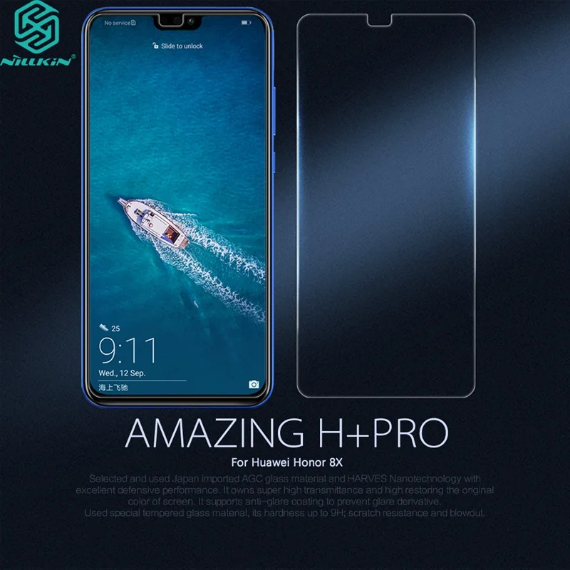 Для Huawei Honor 8X закаленное стекло NILLKIN Amazing H + PRO 0 2 мм Ультра тонкое для 6 5 &quotЗащита