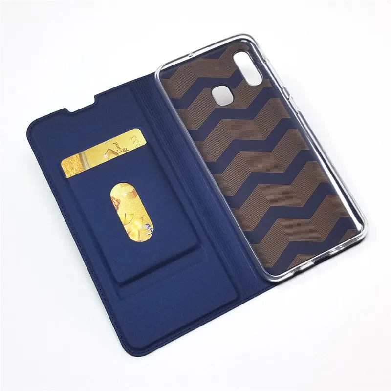 Кожаный бумажник для Samsung Galaxy A30 A50 чехол флип-кейс Etui Fundas Hoesjes мобильные