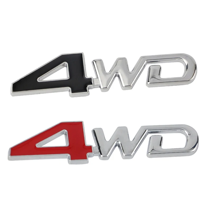 ZD 3D металлические наклейки для автомобиля 4X4 4WD деколи тюнинга Стайлинг Cyter Skoda