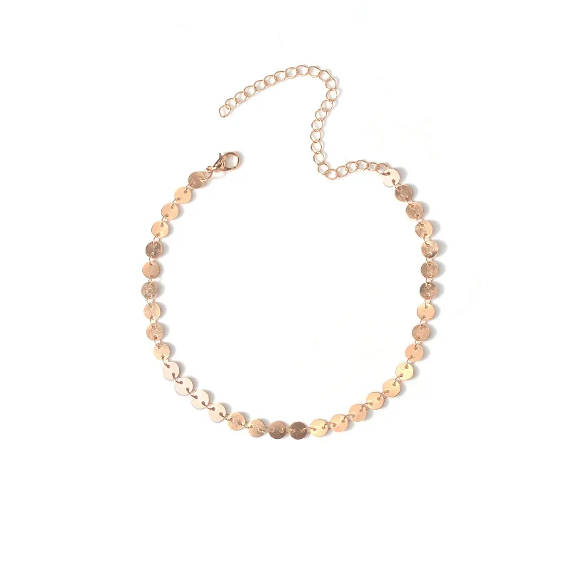 MFNFYH Bohemian Gold Silver Chain Charm bracelets for Women Copper Sequins Armband Upper Arm Body Jewelry Pulseras Mujer | Украшения и