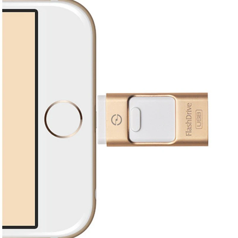 Kimsnot USB Flash Drive OTG Mini Pen Drives 128 ГБ 64 32 Г 16 8 Для iPhone 7 6 5 6s плюс/iPad/iPod HD Memory Stick Android|hd memory