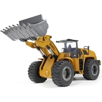 tongli huina remote control bulldozer rc engineering vehicle toy 2 4g 114 rc loader tractor electric construction model car