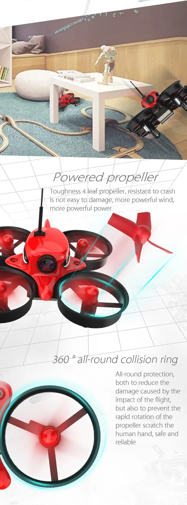 Лидер продаж оригинальная Eachine E013 микро мини-Квадрокоптер 5,8 Г 40CH 1000TVL Камера VR006 VR-006 3 дюймов очки RC игрушки мультикоптеры