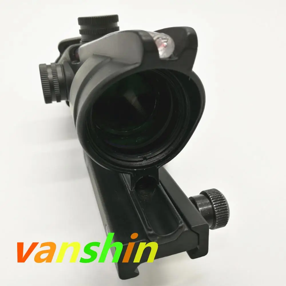 Trijicon ACOG 4x32 красный Волокно реального прицел Crosshair устройства BDC тактический Охота