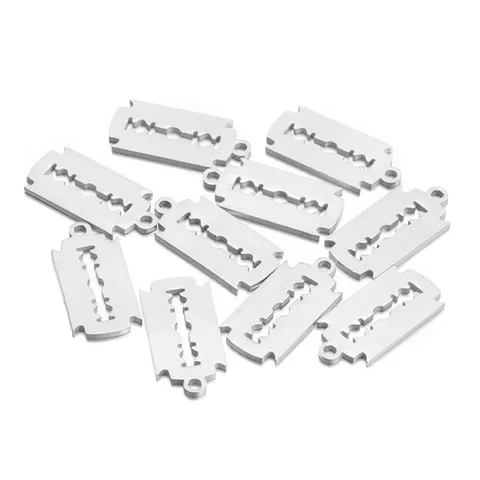 10 шт., европейские подвески-подвески из нержавеющей стали для изготовления ювелирных изделий, сделай сам, геометрические подвески, аксессуары