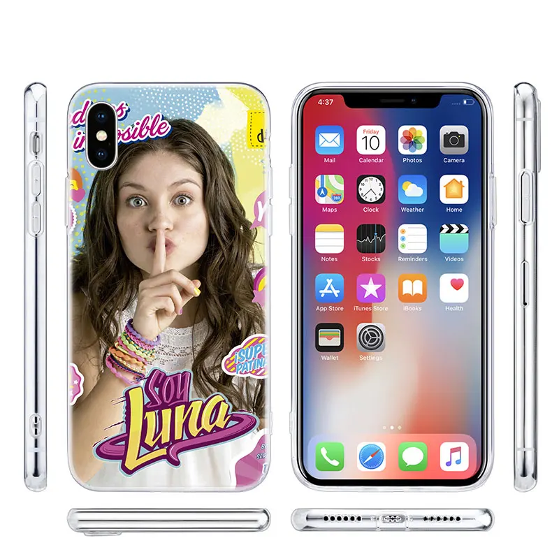 Модный силиконовый чехол Soy Luna для Apple IPhone 11 Pro XS Max X XR 7 8 6 6s Plus SE мягкий ТПУ