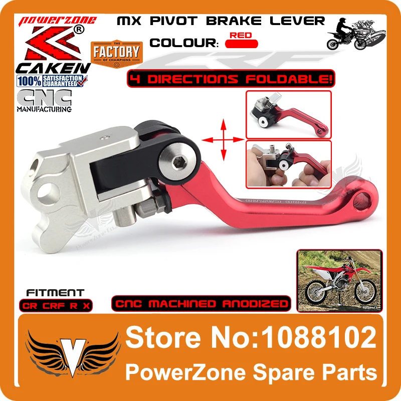 MX Povit рычаг тормоза 4 направления складной Fit CR80 85 CRF125F 150R CR125 250 CRF230 CRF250R 250X CRF450R 450X