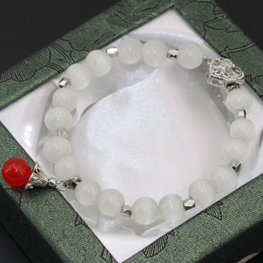 Лидер продаж новый дизайн серебристые цветные проставки бусины 8 мм с белыми