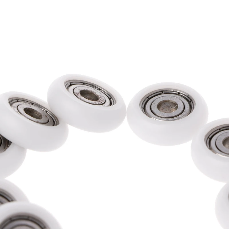 

9Pcs/Set DIY White Plastic Pulley Wheel Driven Wheel For 3D Printer Parts