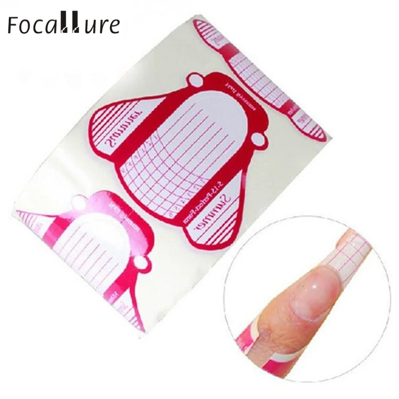 С цифрами форма для ногтей 500 шт. советы дизайна направляющие формы наращивания