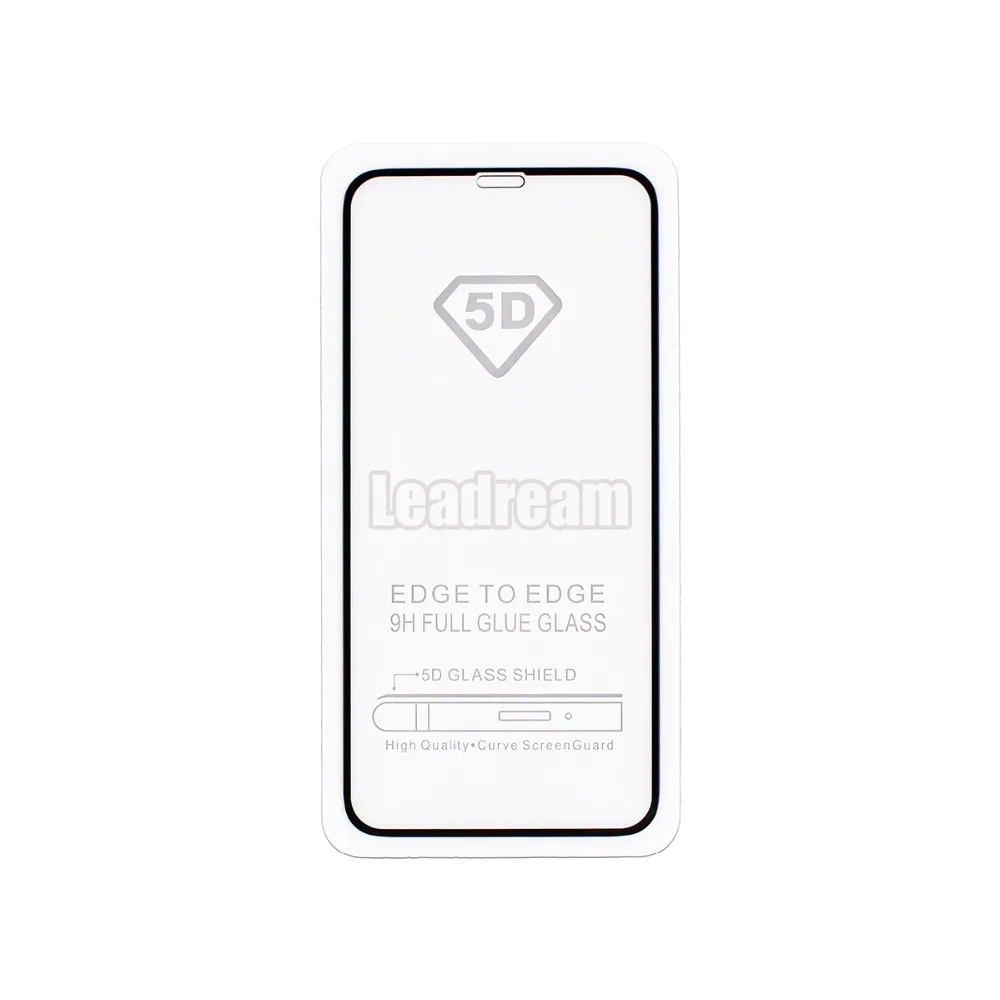 100 шт. DHL Для iPhone 11 Pro MAX 5D полное покрытие защита экрана закаленное стекло для XR X XS