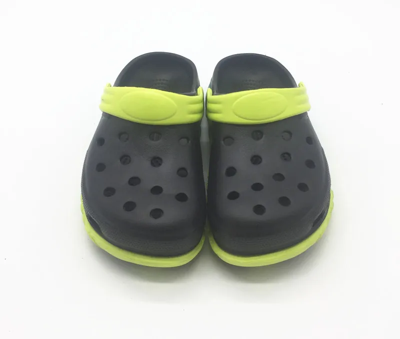 Дети Мальчики летние шлёпанцы сандалии неоновый светильник CROC сабо тапочки обувь для мальчика Размер 30 31 32 33 34 35