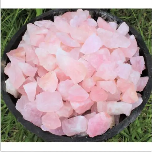 

1/4 lb Bulk Lot Natural Rough Rose Quartz Crystals (Raw Reiki Love Healing 4 oz)