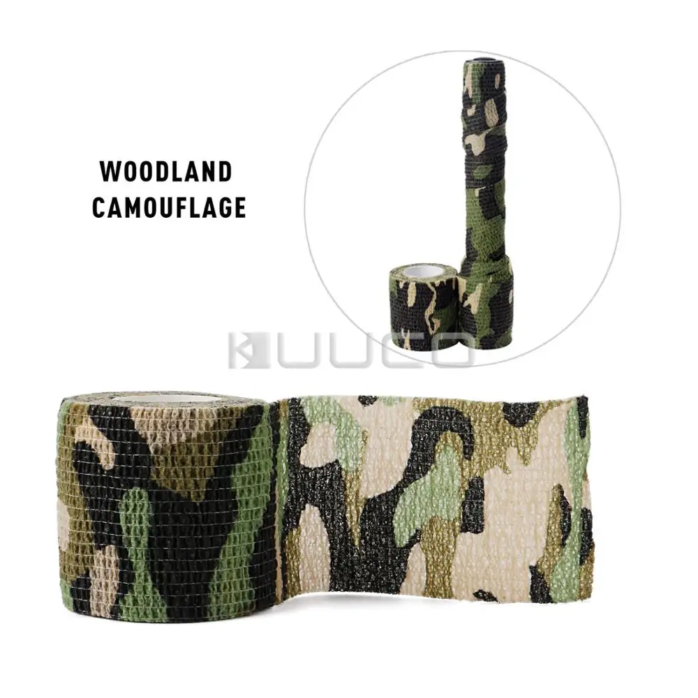10 PCS/LOT Self-adhesive tape/DIY tools/Camo Bandage/Stealth Bandage/Waterproof tape for Gun/Knives/camera/Telescope/Bicycle etc |