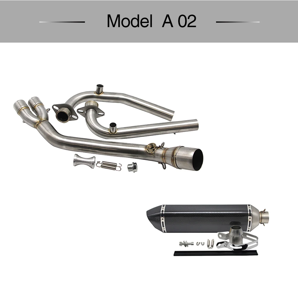 _ Выхлопная система мотоцикла полная трубка для Yamaha TMAX350 TMAX500 TMAX530 2008-2016 слипоны