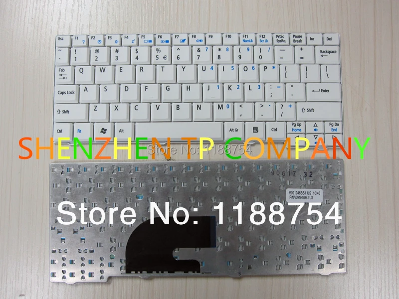 Совершенно новая клавиатура для ноутбука Acer aspire One ZG5 D150 D250 A110 A150 ZA8 ZG8 версия США