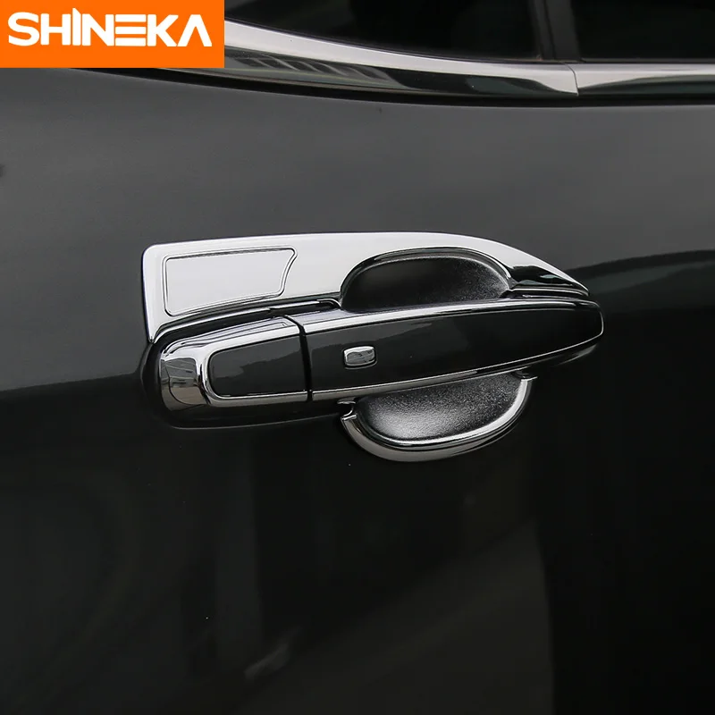 SHINEKA Тюнинг автомобиля Дверная ручка крышка чаши внутреннее украшение отделка