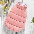 Двухсторонняя Одежда для собак зимняя куртка питбуля йоркширского Пальто Толстая куртка для маленьких и средних кошек теплая жилетка для щенков XS XXL 7L