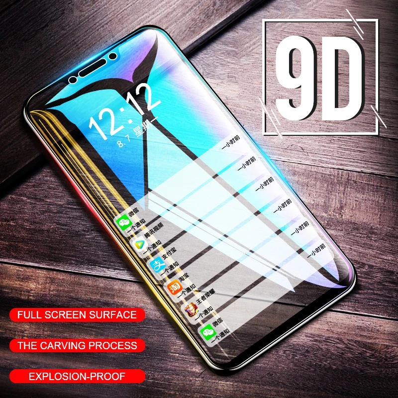 Защитное стекло 9D для Huawei Y5 Lite 2018 закаленное 5Y Prime чехол телефона Защитная пленка