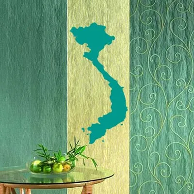 Вьетнам карта Глобус земля страна стены виниловая наклейка на заказ украшение