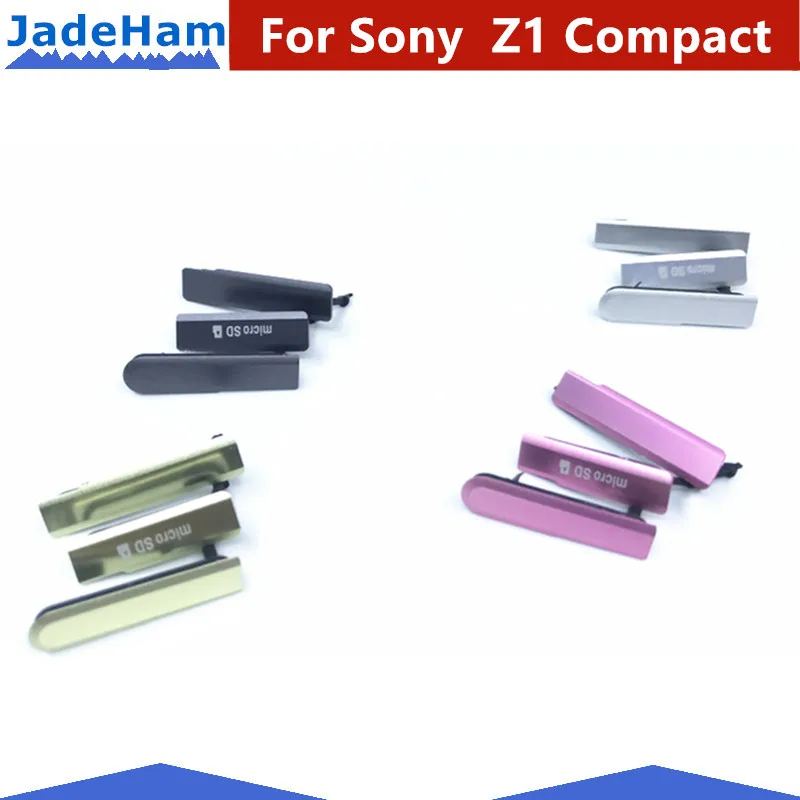 Usb порт для зарядки защита от пыли/Micro SD порт/Слот sim карты Sony Xperia Z1 Compact D5503 mini