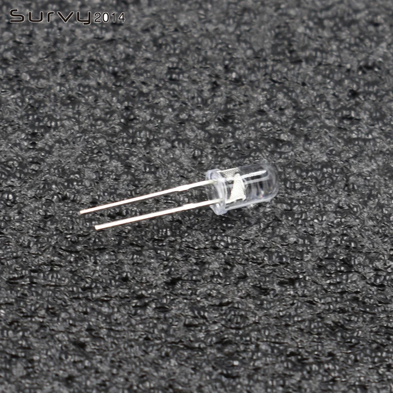 20PCS Slow 20/50/100 шт круглый светодиодный 5 мм RGB общий прозрачный 2Pin быстро/медленно Радуга мигает зеленый синий и красный цвета - Цвет: 20PCS Slow