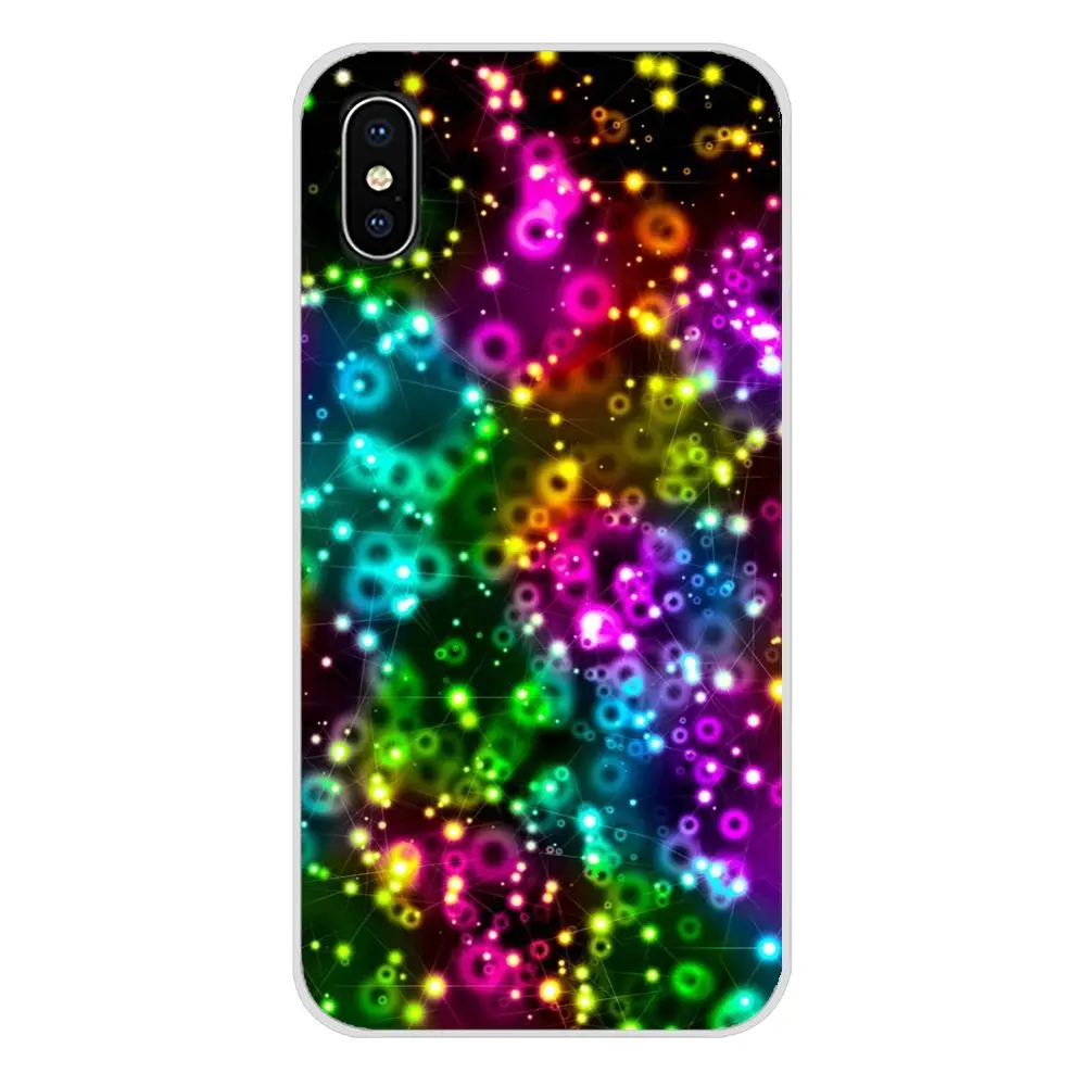 For Samsung Galaxy A3 A5 A7 J1 J2 J3 J5 J7 2015 2016 2017 Disco Light Bubbles Gradient Flowers Top Transparent Soft Cases Covers | Мобильные